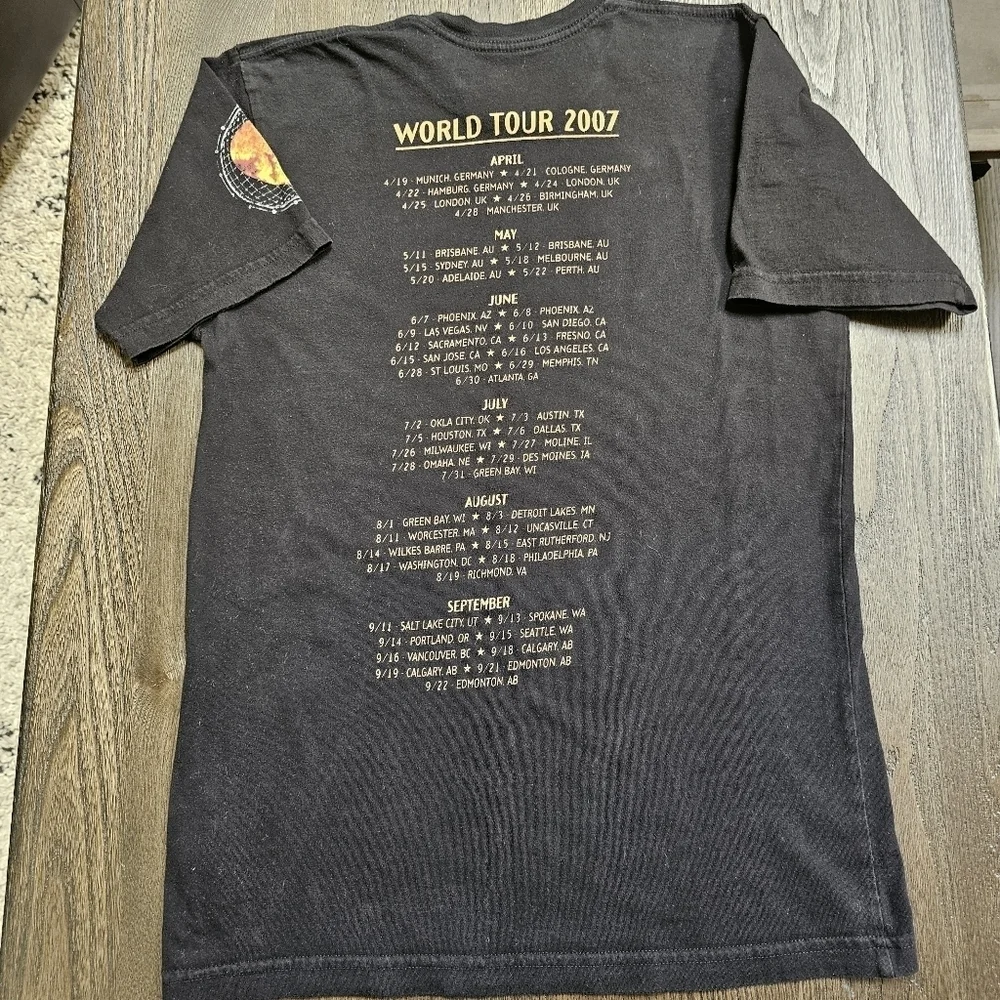 Keith Urban World Tour 2007 Short Sleeve Graphic TShirt Size S - Picture 6 of 9